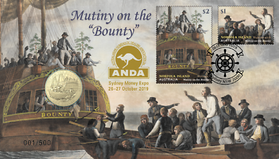 2019 $1 Mutiny on the Bounty $1 PNC Sydney Money Expo ANDA
