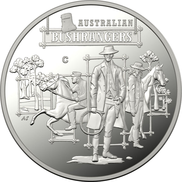 2019 Bushrangers - The Bold, The Bad and The Ugly “C” Mintmark Silver Proof Coin