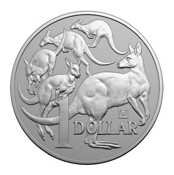 2019 $1 Mob Of Roos - Beijing Panda Privy 1oz Silver Investment Coin
