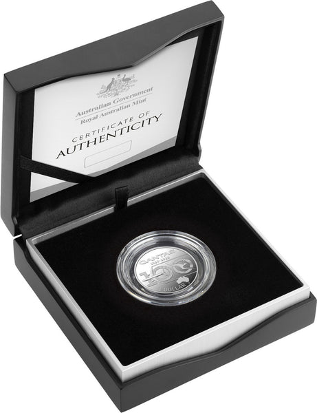 2020 Qantas $1 1/2oz Fine Silver Proof Coin