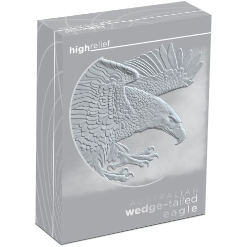 2020 Australian Wedge-tailed Eagle 1oz Silver High Relief Coin