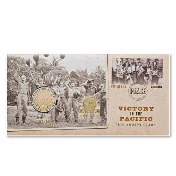 2020 Victory in the Pacific 75th Anniversary $1 PNC - ANDA Overprint
