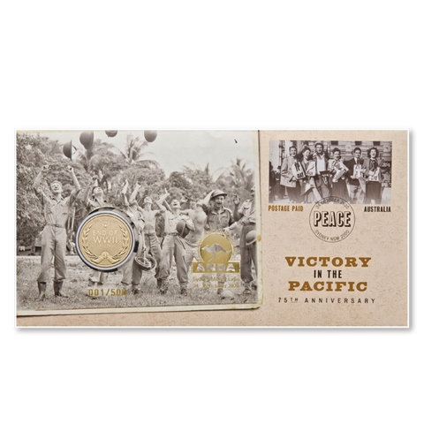 2020 Victory in the Pacific 75th Anniversary $1 PNC - ANDA Overprint