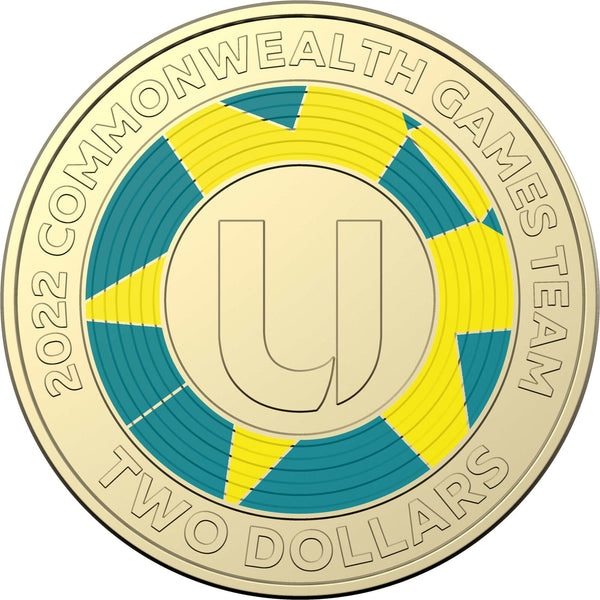 2022 Commonwealth Games $2 'U' Coin MS65
