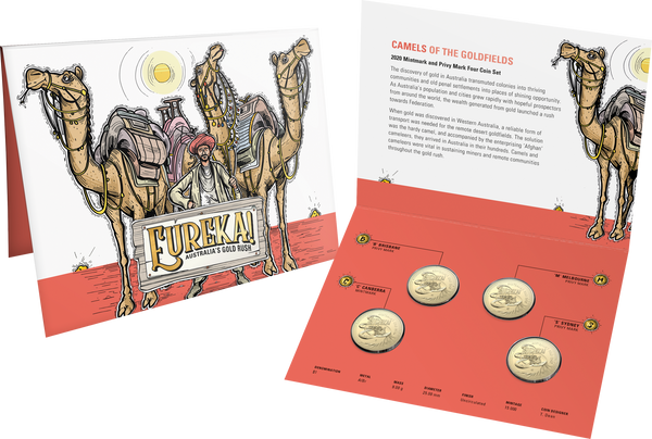 2020 Eureka Mintmark & Privy Mark $1 Uncirculated Coin Set