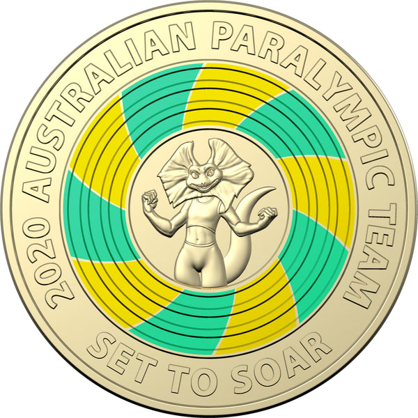 2020 Australian Paralympic Team $2 in Collection Folder