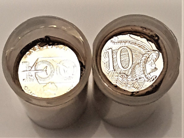 Polypropylene Coin Tube and Lid - Suitable for 10c and $1 Coin Rolls