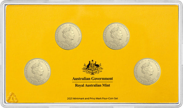 2021 Heroes of the Sky Mintmark & Privy Mark Uncirculated 4 Coin Set