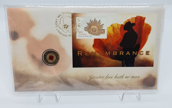 2012 Remembrance Day $2 Red Poppy PNC