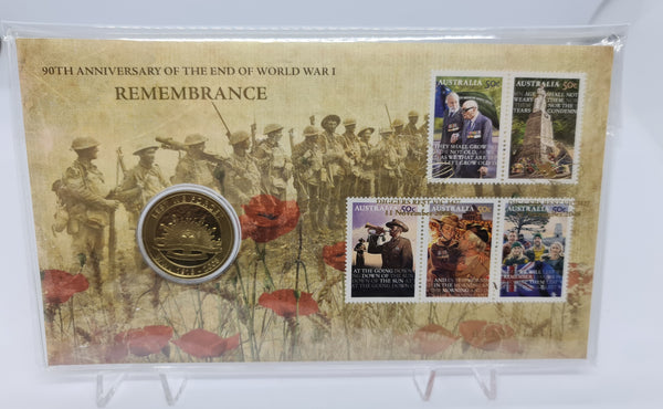 2008 90th Anniversary of the End of WWI Remembrance Day $1 PNC (Limited Edition)
