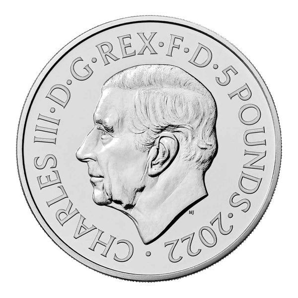 2022 King Charles III £5 Queen Elizabeth II Tribute Brilliant Uncirculated Coin