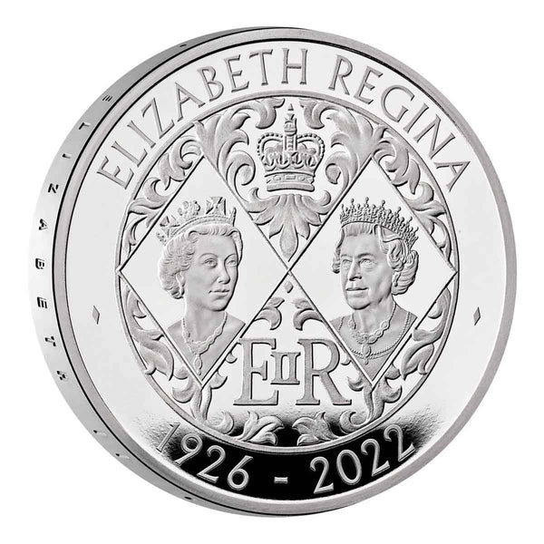 2022 King Charles III £5 Queen Elizabeth II Tribute Silver Proof Coin