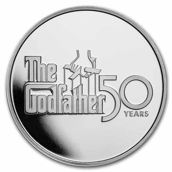 2022 Godfather 50th Anniversary 1oz Ag Colorized $2 Silver Proof Coin