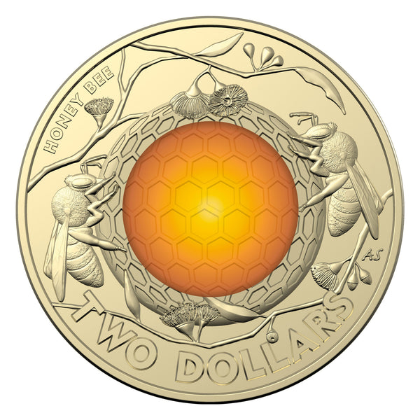 2022 Australian Honey Bee $2 Coin MS67
