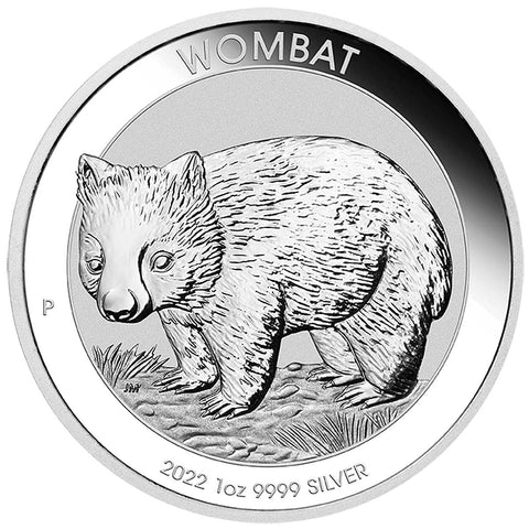 2022 Australian Wombat 1oz Silver Bullion Coin