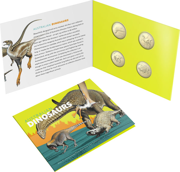 2022 Australian Dinosaurs – Uncirculated Privy Mark Four Coin Collection