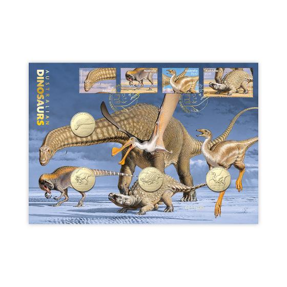 2022 Australian Dinosaurs Four-Coin Limited-Edition PNC