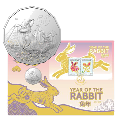 2022 Lucky 888 Year of the Rabbit 50c Limited-Edition PNC