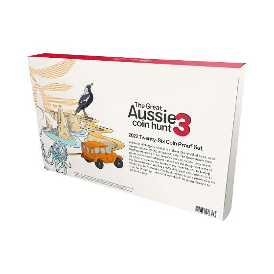 2022 Great Aussie Coin Hunt $1 Twenty-Six Coin Proof Set