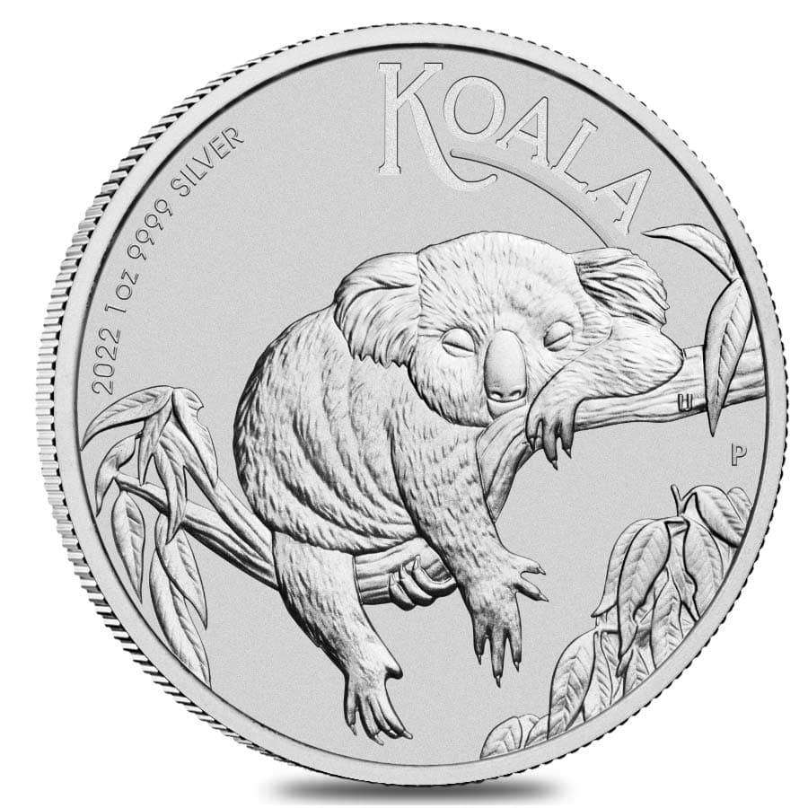 2022 Koala 1oz Silver Perth Mint Coin in Capsule