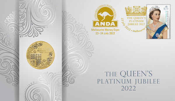 2022 Melbourne Money Expo PNC Trio - QEII Platinum Jubilee RAM, QEII Platinum Jubilee PM, Animalia