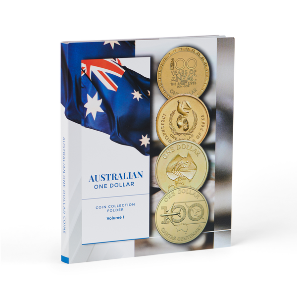 Australian One Dollar Circulating Coins Collection Folder