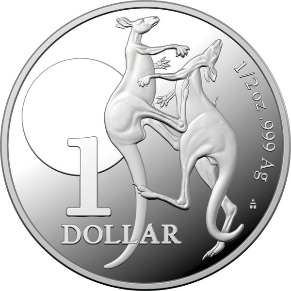 2023 Kangaroo 'Fighting Spirit' $1 - 1/2oz Fine Silver Proof Coin