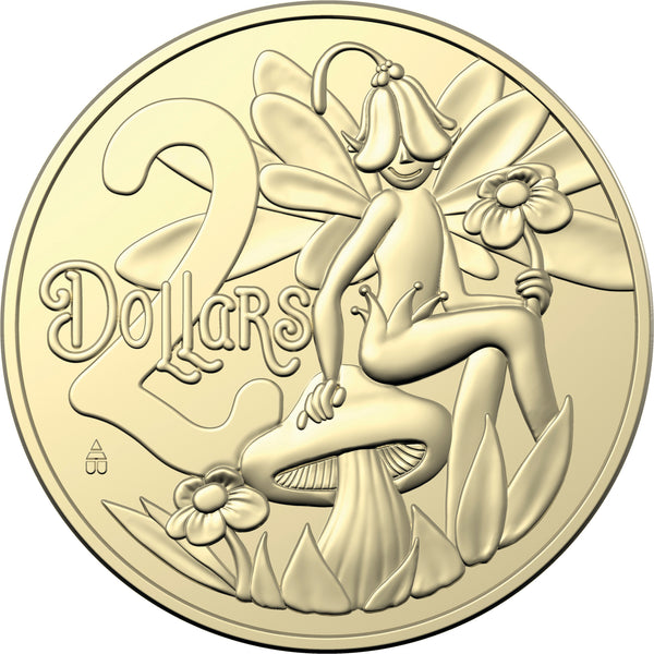 2023 Tooth Fairy Two Dollar Coin on Card (New Design)