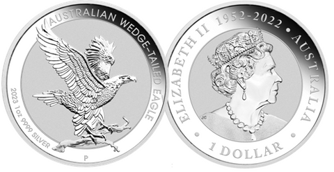 2023 Australian Wedge-tailed Eagle 1oz Silver Bullion Coin