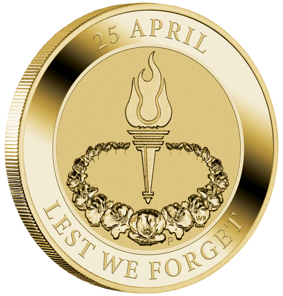 2023 Anzac Day Lest We Forget $1 AlBr Uncirculated Coin