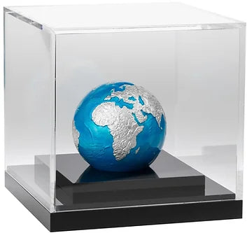 2023 Blue Marble Glow in the Dark $5 3oz Silver Brilliant Uncirculated Coin