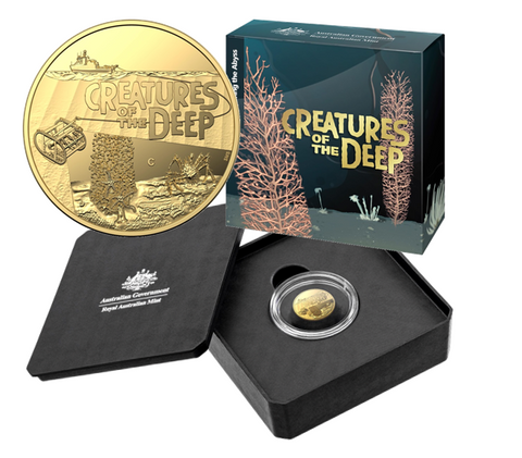 2023 Creatures of the Deep $10 'C' Mintmark Gold Proof Coin
