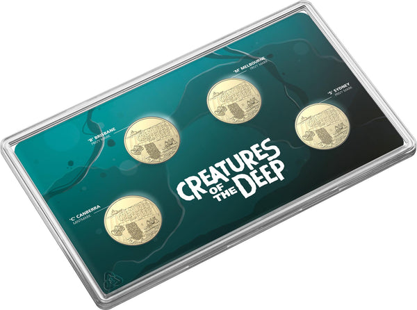 2023 Creatures of the Deep 'Exploring the Abyss' Mintmark & Privy Mark 4 Coin Set