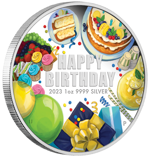 2023 Happy Birthday 1oz Silver Proof Coin