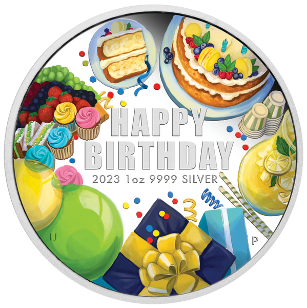 2023 Happy Birthday 1oz Silver Proof Coin