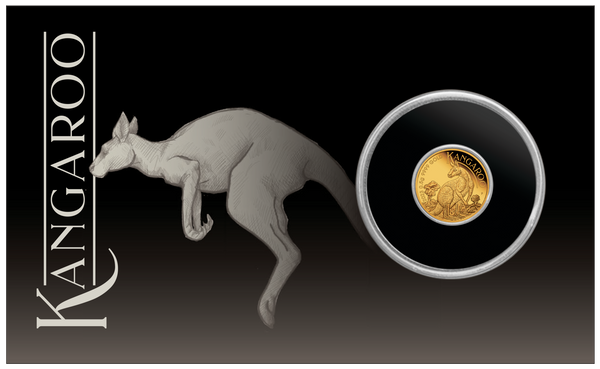 2023 Mini Roo 0.5g Gold Proof $2 Coin in Card