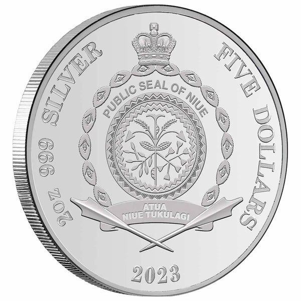 2023 Volcano $5 Ultra High Relief 2oz Silver Proof Coin (Pre-Order)
