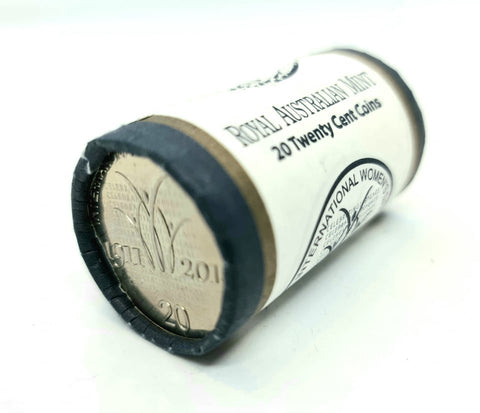 2011 International Women's Day 20c Royal Australian Mint Roll