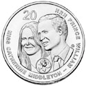 2011 Royal Wedding of Prince William and Catherine Middleton 20 Royal Australian Mint Roll