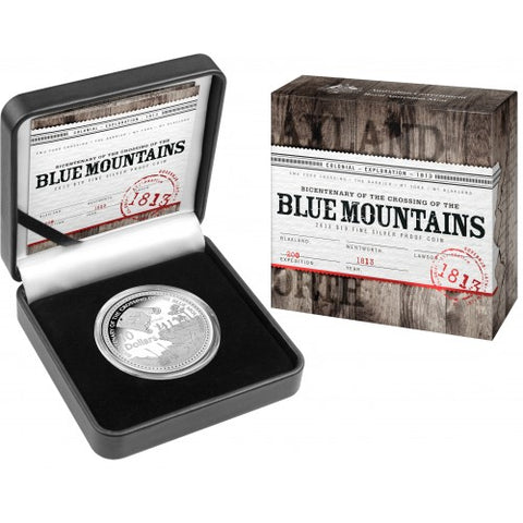2013 Blue Mountains $10 2oz Silver Proof Coin