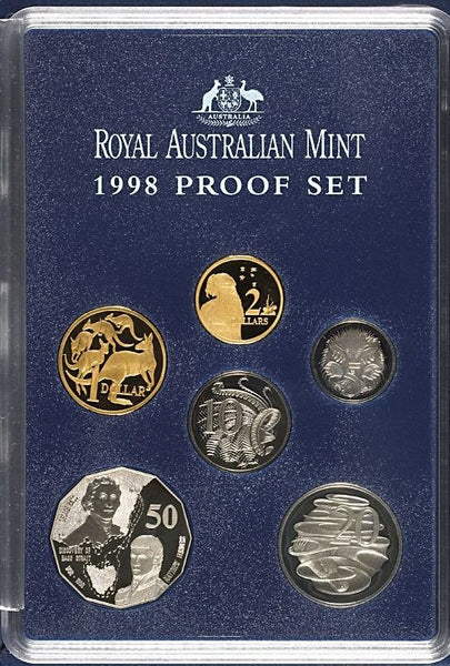 1998 Bass & Flinders RAM 6 Coin Proof Set