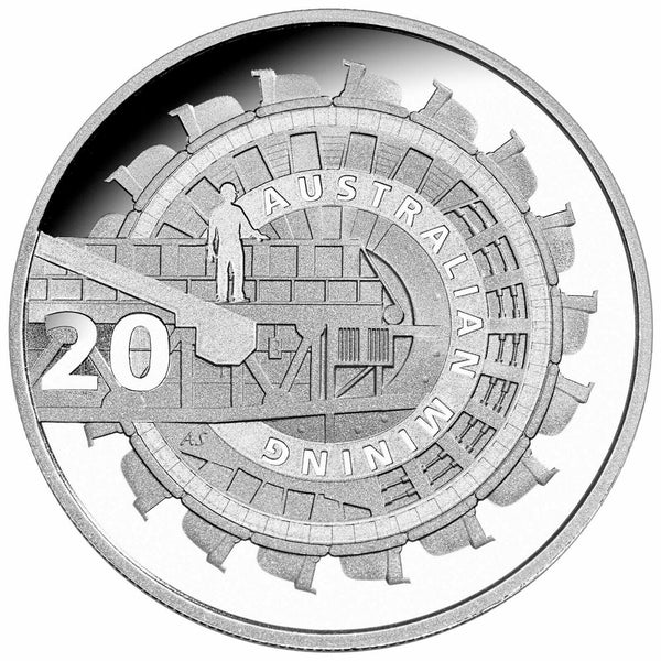 2013 Australian Mining 2 Coin Proof Set 20c & $1