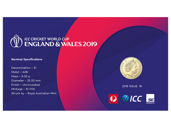 2019 ICC Cricket World Cup $1 PNC