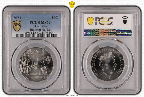 2021 Battle of Nui Le 50c MS69