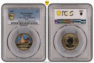 2021 RSPCA Hen $1 MS67