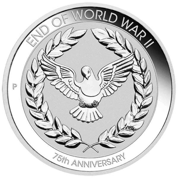 2020 End of WW2 75th Anniversary Silver 10c