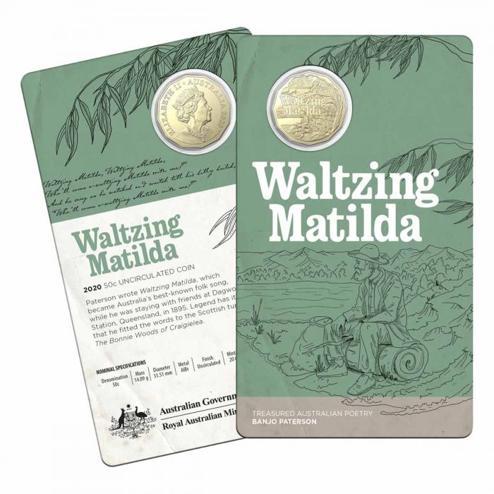 2020 Banjo Paterson – Waltzing Matilda 50c