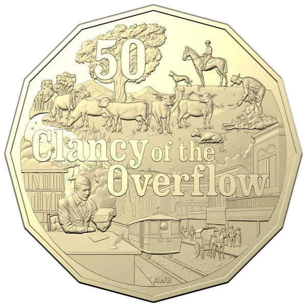 2020 Banjo Paterson - Clancy of the Overflow 50c