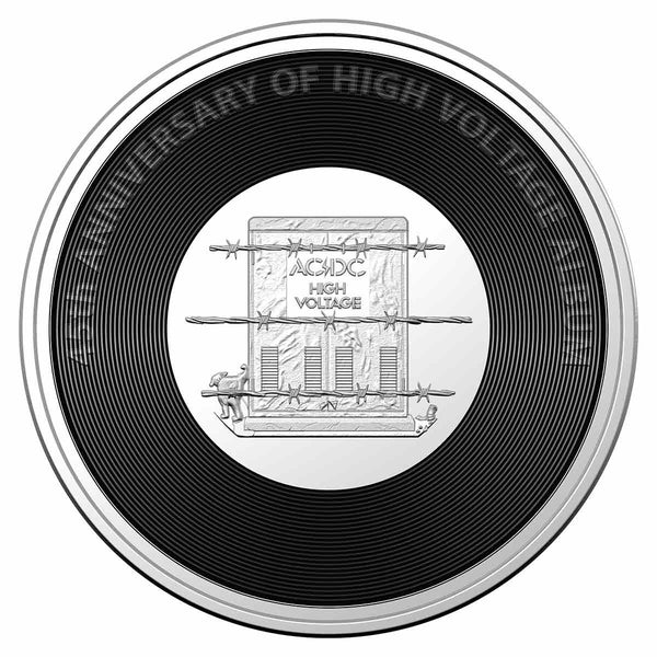 2020 AC/DC 20c Coloured Uncirculated Coin - High Voltage
