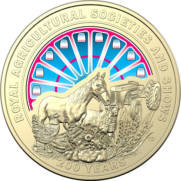 2022 Royal Agricultural Societies and Shows One Dollar Uncirculated Coin